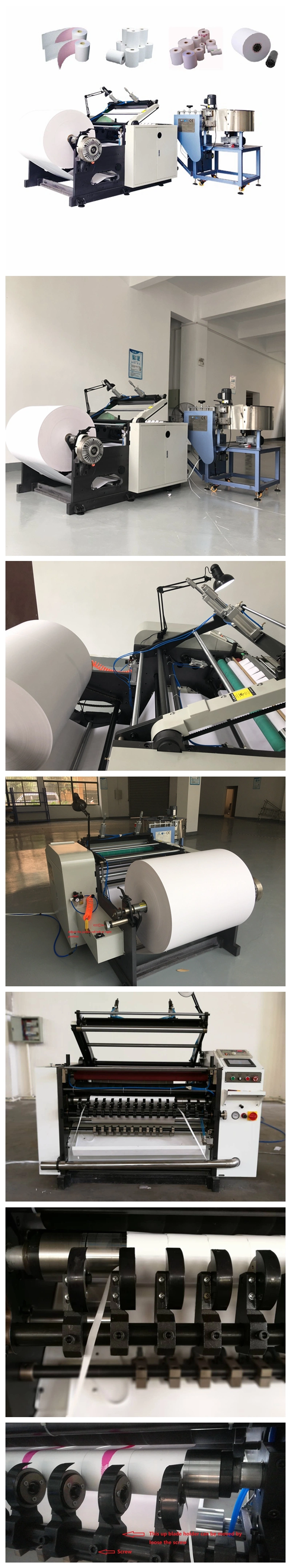 Full Automatic Thermal Paper/ATM Roll Paper Slitting Rewinder Machine